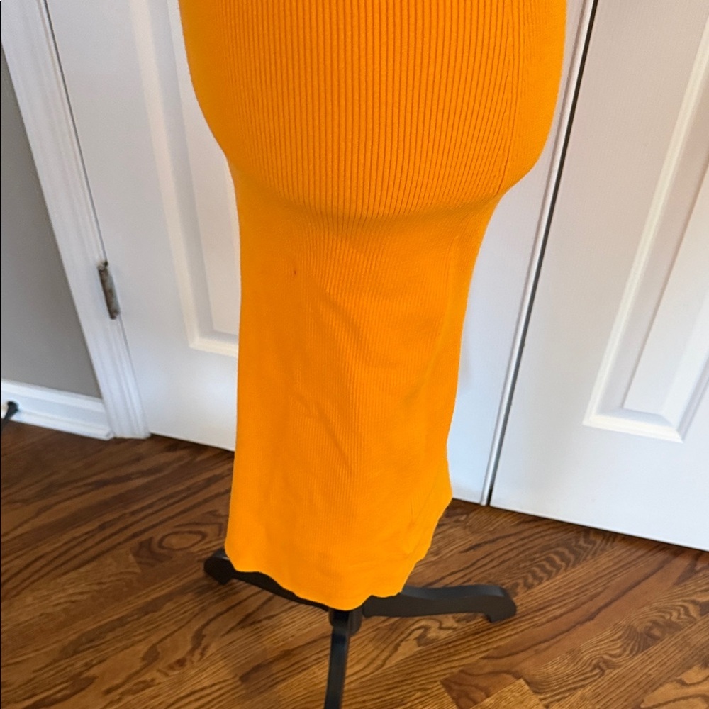 J. Crew Orange Midi Dress - Picture 13 of 14